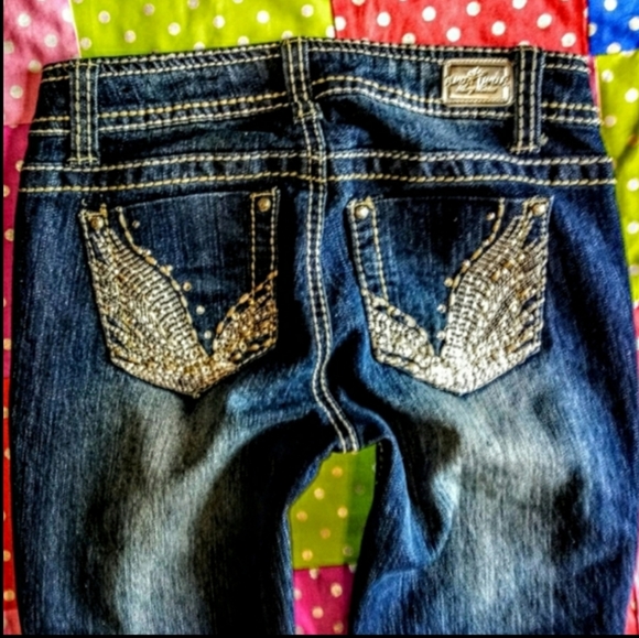 Almost Famous Jeans Size 1 Skinny Leg Jegging Nwot - Picture 4 of 11